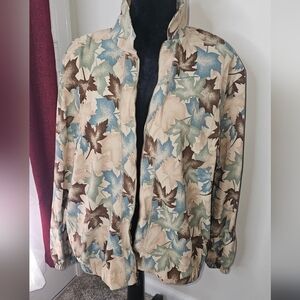 Teddi Jacket XL Womens Leaves